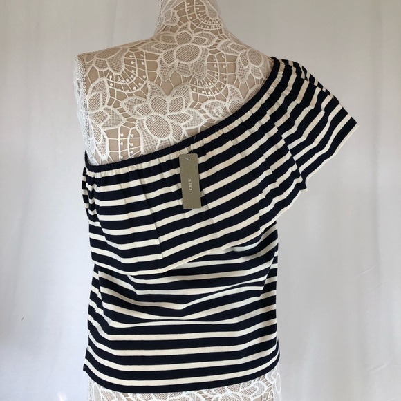 J CREW One Off Shoulder Top O96 - Picture 4 of 7